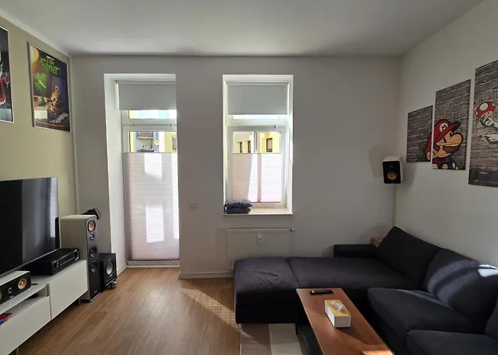 Kulturelles Businessapartment Mit Balkon * Chemnitz