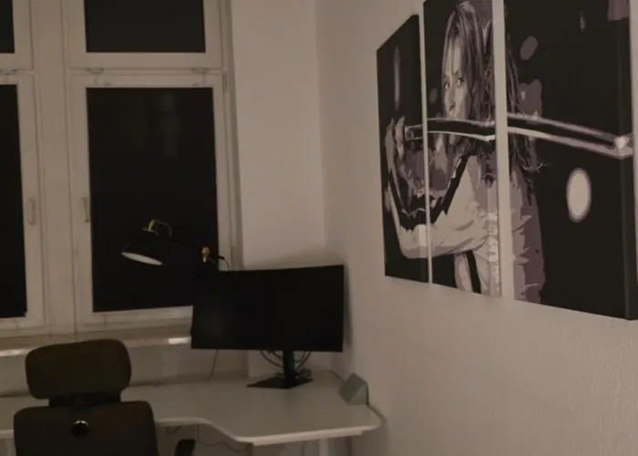 Kulturelles Businessapartment Mit Balkon